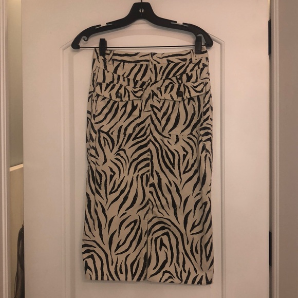 ATM Zebra Print Skirt - Picture 4 of 5